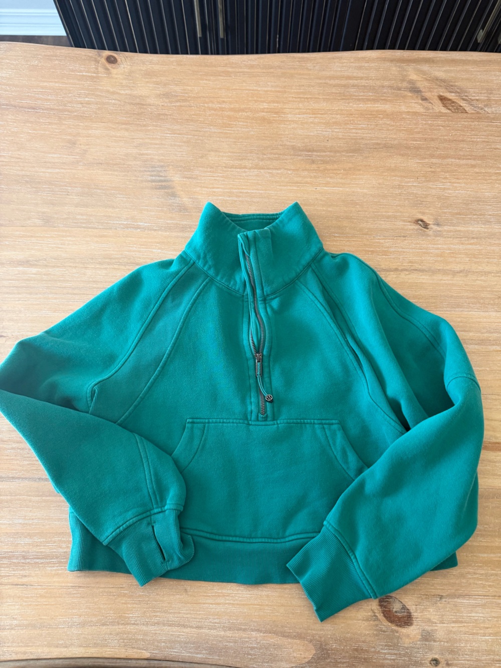 Lululemon Green Cropped Scuba XS/S